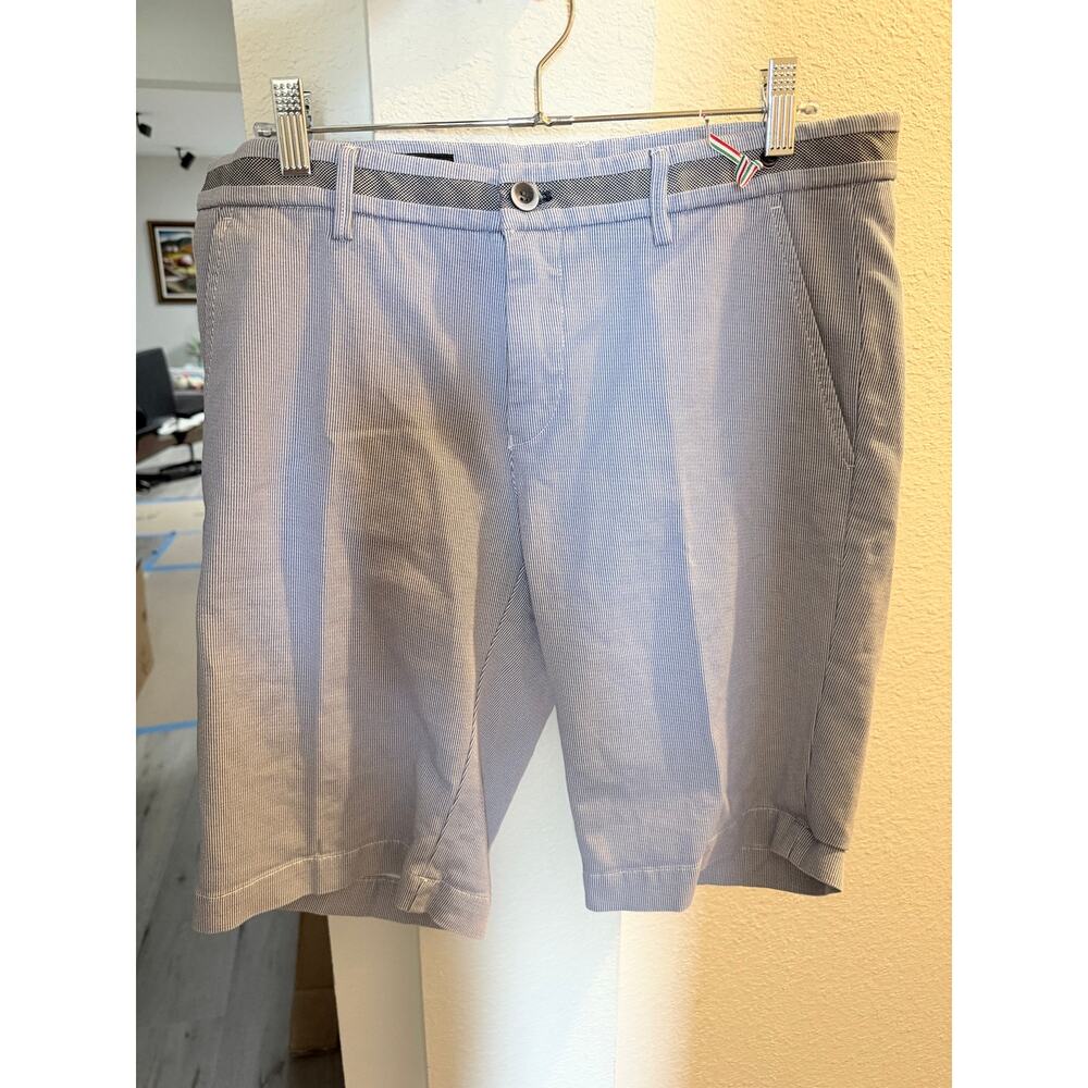 Mason’s Striped Blue Golf Shorts - Picture 3 of 11